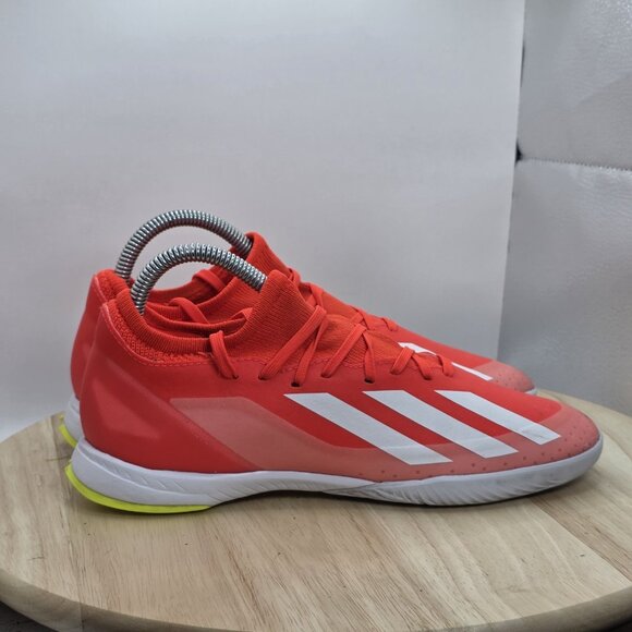 Mens Size 6.5 W7.5- Adidas x Crazyfast League Indoor Unisex Soccer Shoes  IF0704 - Picture 3 of 10
